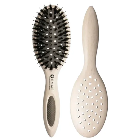 emme Classic Oval Polish Hair Brush EL02