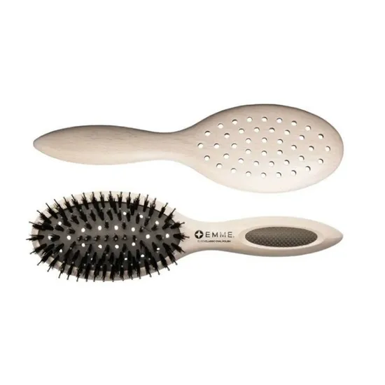 emme Classic Oval Polish Hair Brush EL02