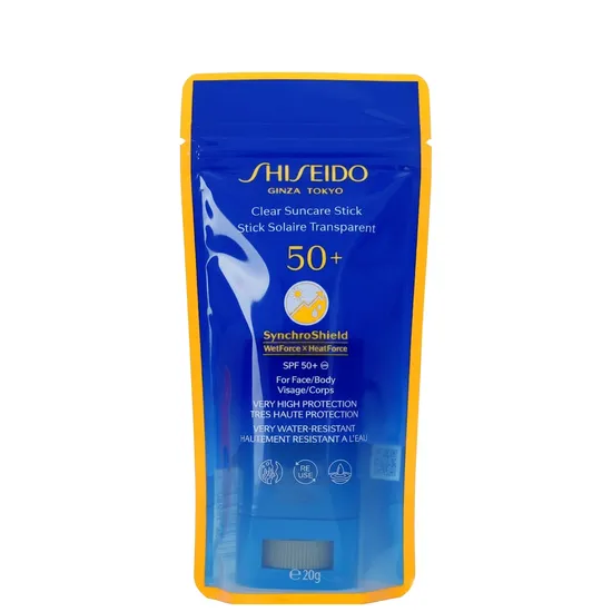 Shiseido Clear Sunscreen Stick SPF 50+ 20g