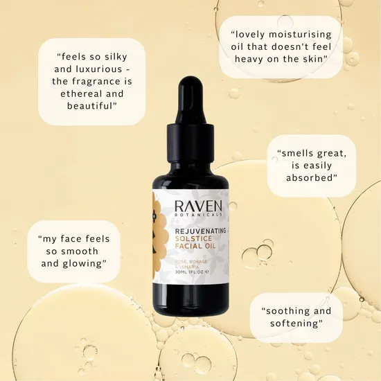Raven Botanicals Solstice Rejuvenating Facial Oil 30ml