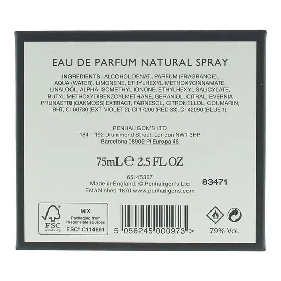 Penhaligons Portraits The Ingenue Cousin Flora Eau De Parfum 75ml