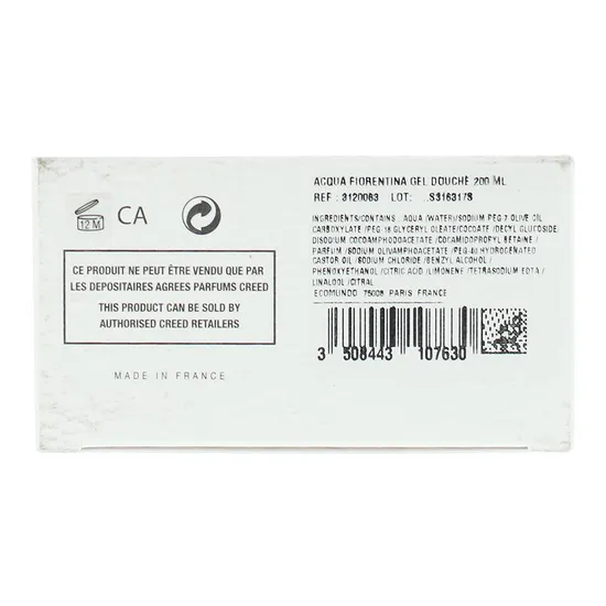 Creed Acqua Fiorentina Shower Gel 200ml