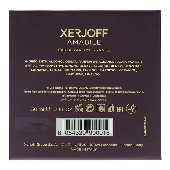 Xerjoff Velvet Collection Amabile Eau De Parfum 50ml
