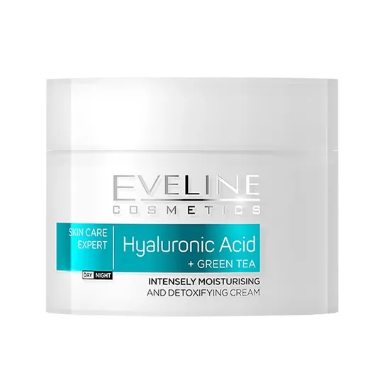 Eveline Skin Care Expert Hyaluronic Acid Intensely Moisturising Detoxifying Cream 50ml