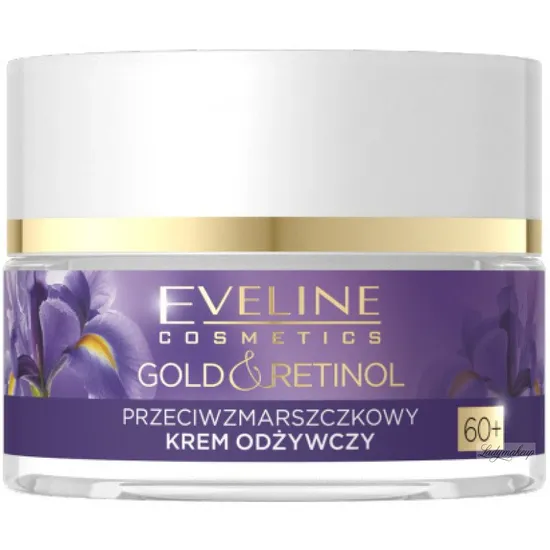 Eveline Gold Retinol Anti Wrinkle Nourishing Cream 60+ 50ml