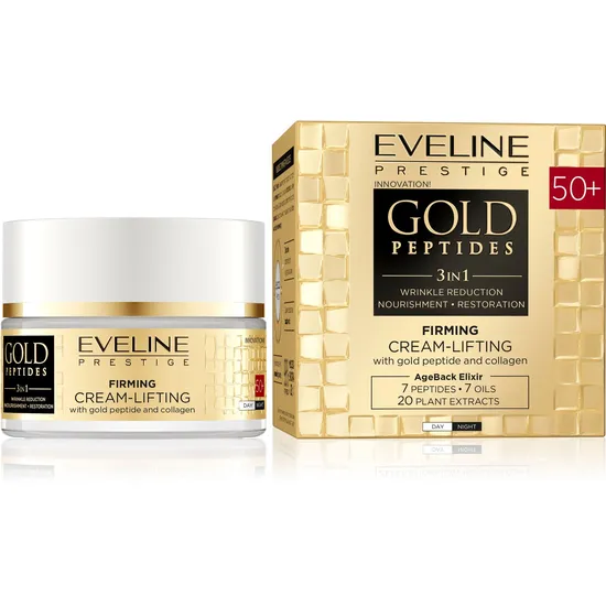 Eveline Gold Peptides 3-In-1 Firming Cream Lifting 50 Plus 50ml