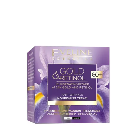 Eveline Gold Retinol Anti Wrinkle Nourishing Cream 60+ 50ml
