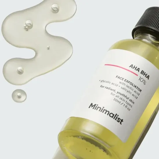 Minimalist AHA BHA 10% Face Exfoliator 30ml