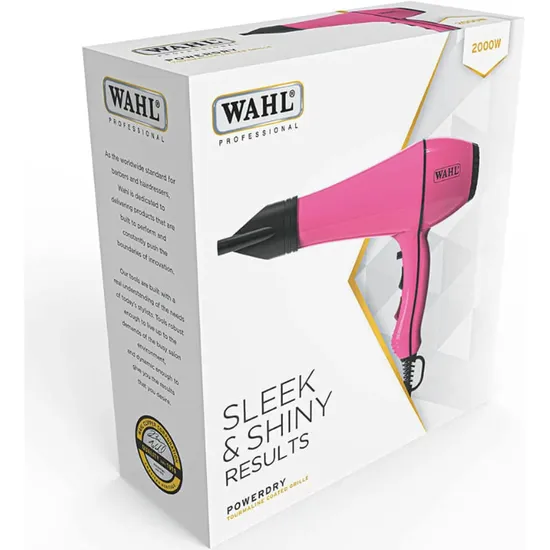 Wahl Powerdry Hair Dryer Pink