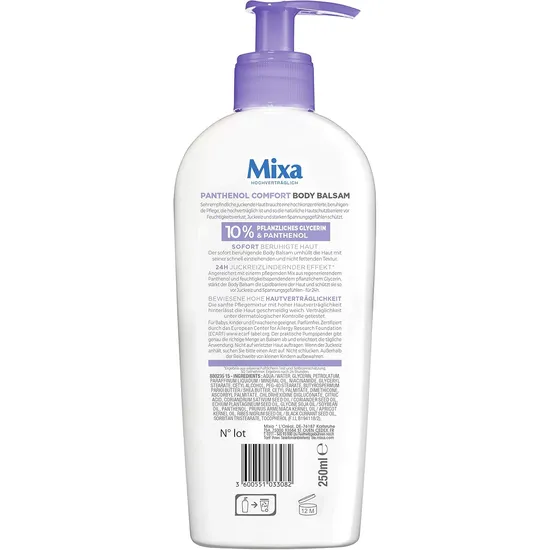 Mixa Panthenol Comfort Body Balm 250ml