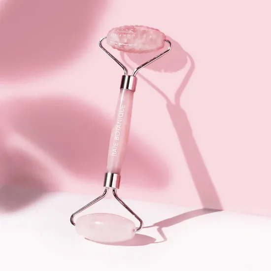 Baie Botanique Rose Quartz Dual Action Roller