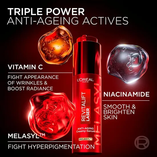 L'Oreal Paris Revitalift Laser Triple Laser Anti Ageing Creamy Serum 50ml