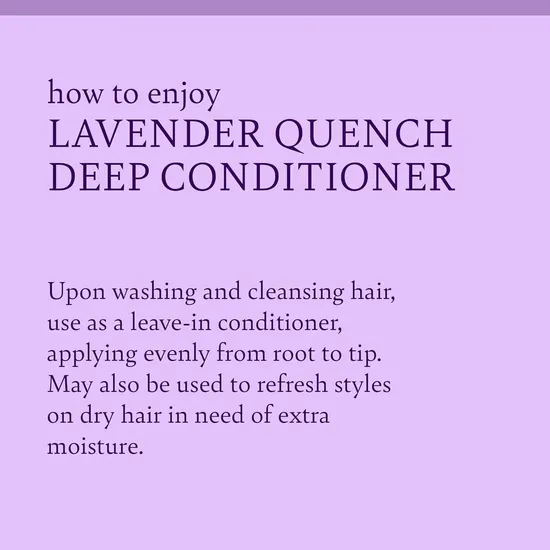 Camille Rose Lavender Whipped Leave-In Moisturising Cream 8 OZ