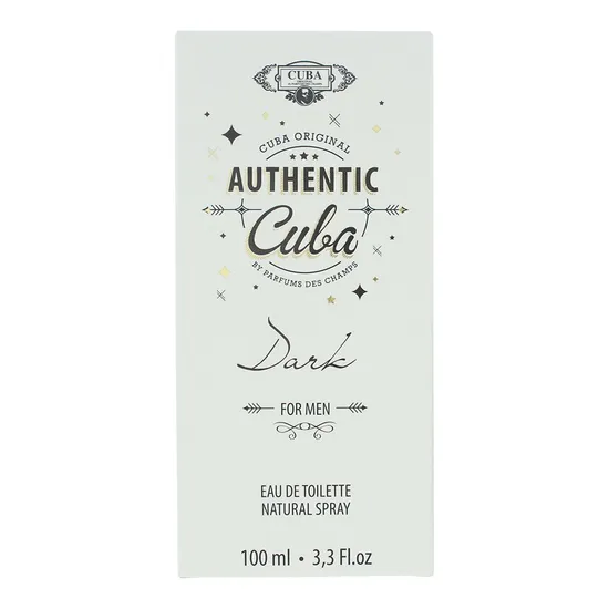Cuba Authentic Dark Eau De Toilette 100ml