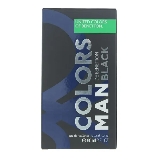 United Colors Of Benetton Colours Man Black Eau De Toilette 60ml