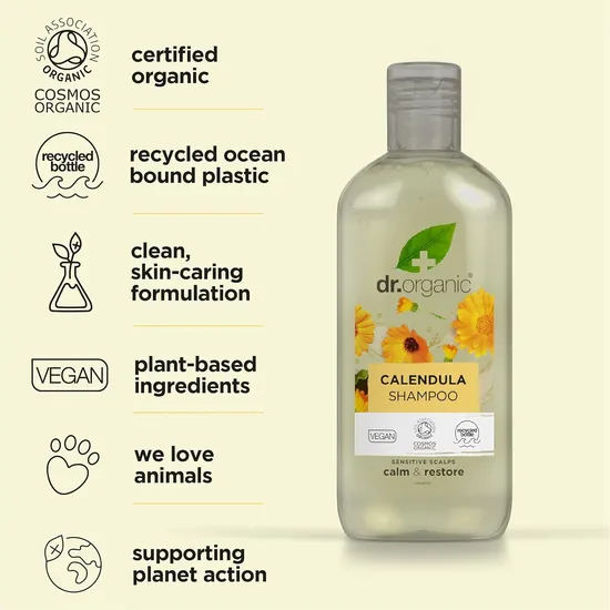Dr. Organic Organic Calendula Calm & Restore Shampoo 265ml
