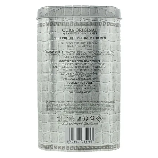Cuba Prestige Platinum Eau De Toilette 90ml