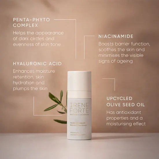 Irene Forte Olive Hydrating Eye Cream 15ml