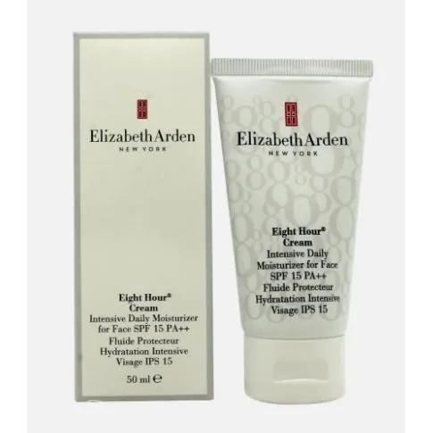 Elizabeth Arden Eight Hour Cream Intensive Daily Moisturiser For Face SPF 15 49g
