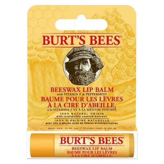 Burt's Bees Beeswax Lip Balm Tube