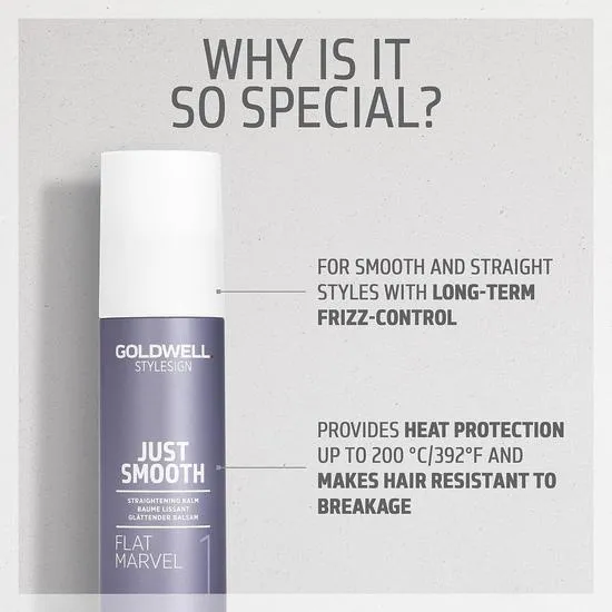 Goldwell Style Sign Just Smooth Straight Flat Marvel 100ml