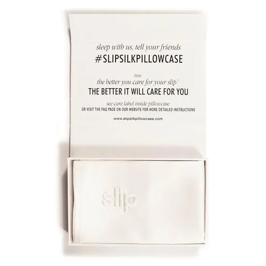 Slip Silk Queen Pillowcase Black