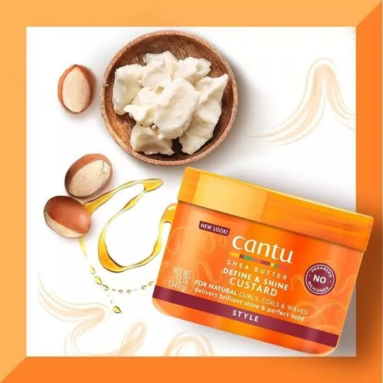 Cantu For Natural Hair Define & Shine Custard 340g