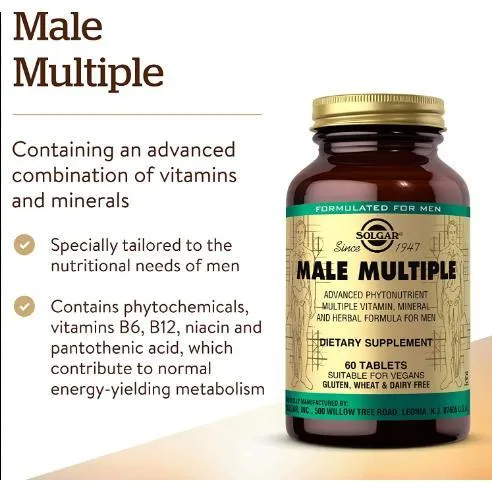 Solgar Male Multiple Tablets x60