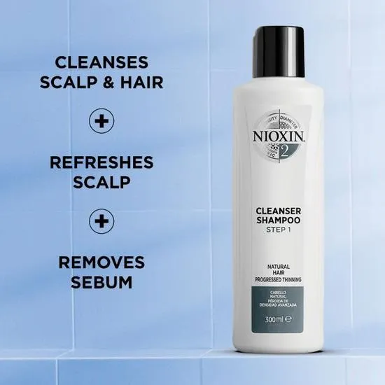 Nioxin System 2 Cleanser Shampoo 300ml