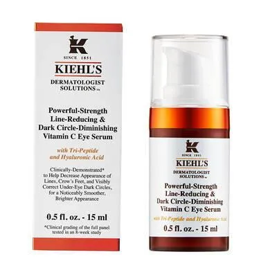 Kiehl's Powerful-Strength Line-Reducing & Dark Circle-Diminishing Vitamin C Eye Serum 15ml