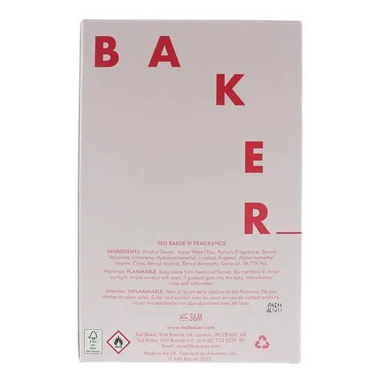 Ted Baker 'W' Eau De Toilette 75ml