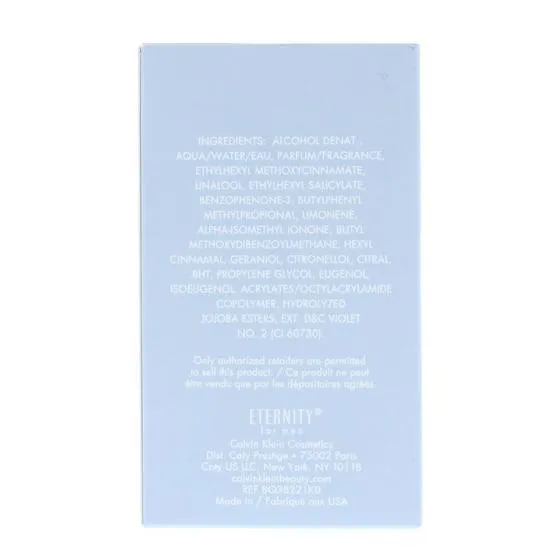 Calvin Klein Eternity For Men Aqua Eau De Toilette 30ml