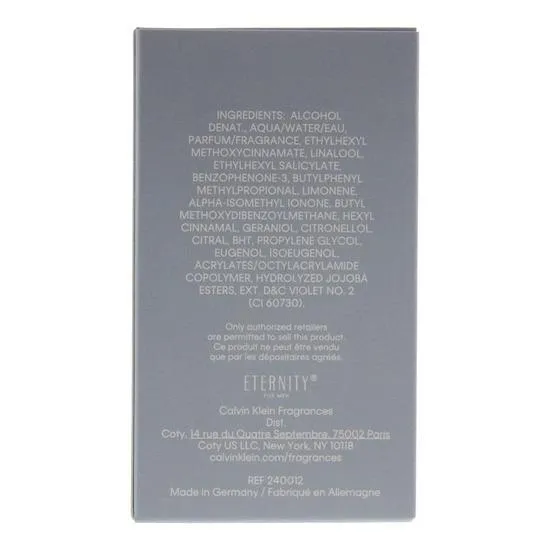 Calvin Klein Eternity For Men Aqua Eau De Toilette 30ml