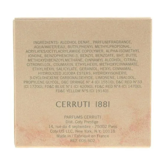 Cerruti 1881 Pour Femme Eau De Toilette 30ml