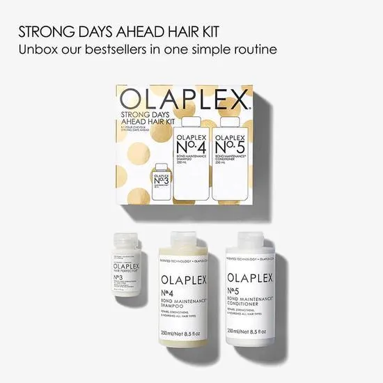 Olaplex Strong Days Ahead Hair Kit No. 3 (50ml) + No.4 & 5 (250ml)