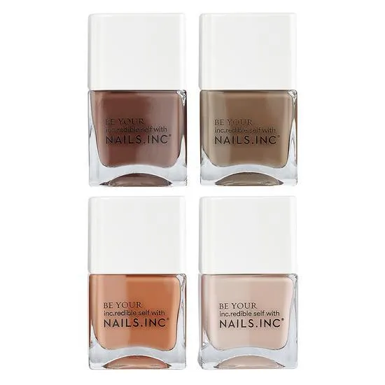 Nails Inc Keep It Tonal Nail Polish Set 14ml