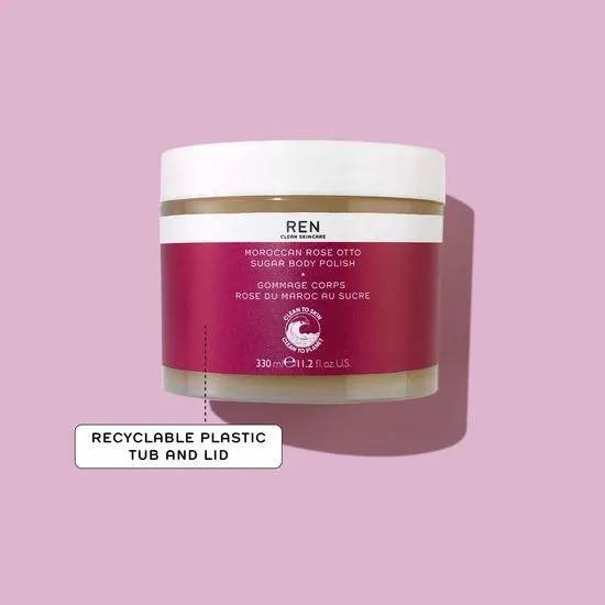 REN Moroccan Rose Otto Sugar Body Polish 330ml