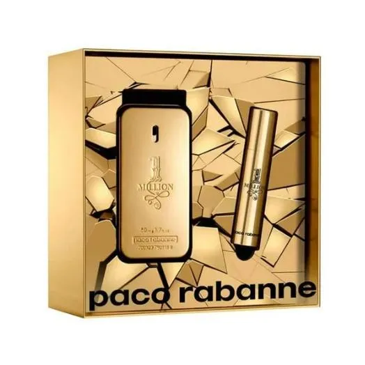 Paco Rabanne 1 Million Eau De Toilette Gift Set 100ml + 10ml