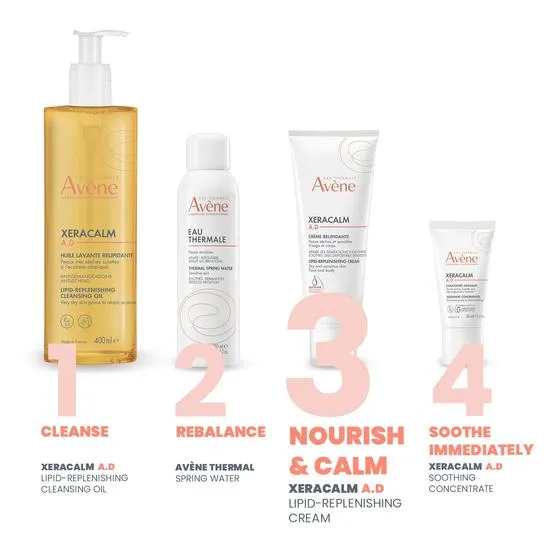 Avène XeraCalm A.D. Lipid-Replenishing Cream For Dry, Itchy Skin 200ml