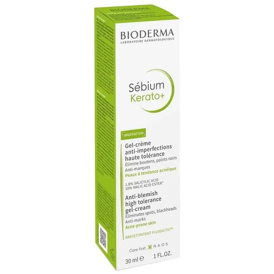 Bioderma Sebium Kerato+ Anti-Blemish Gel Cream For Acne Prone Skin