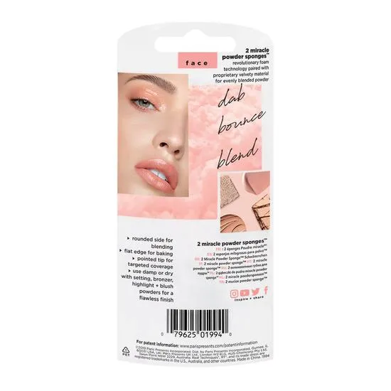 Real Techniques Miracle Complexion Powder Sponge x 2