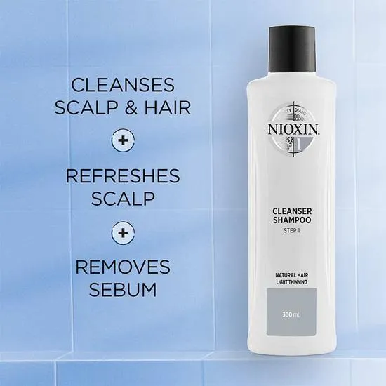Nioxin System 1 Cleanser Shampoo 300ml