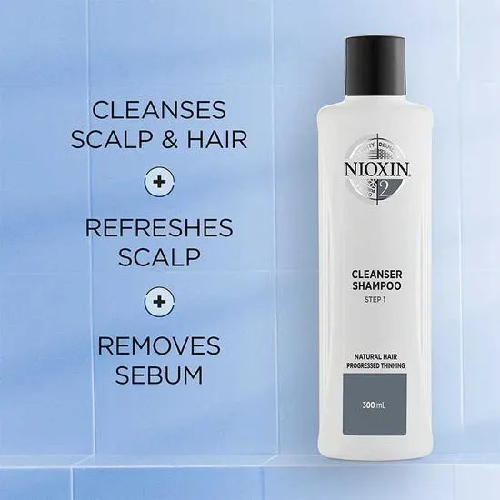 Nioxin System 2 Cleanser Shampoo 300ml