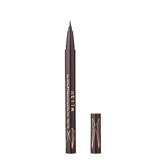 Stila Stay All Day Waterproof Liquid Eyeliner Micro Tip Dark Brown