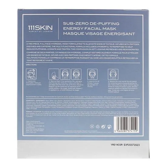 111SKIN Sub-Zero De-Puffing Facial Mask 1 Mask