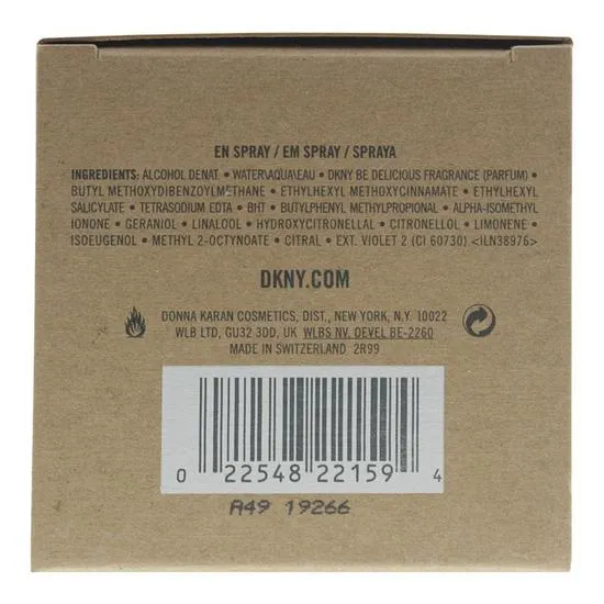 DKNY Be Delicious Eau De Toilette 30ml