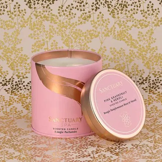 Sanctuary Spa Pink Grapefruit & Neroli Scented Candle 260g