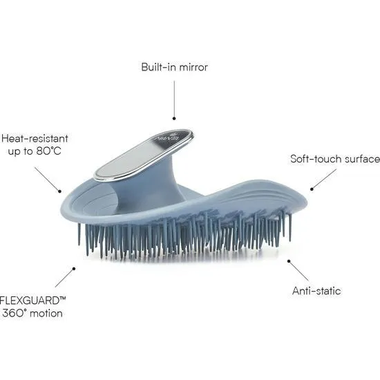 Manta Mirror Hair Brush Pink