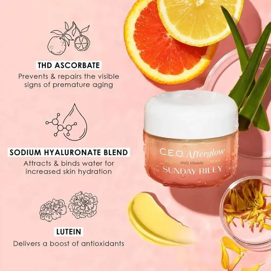 Sunday Riley C.E.O Afterglow Brightening Vitamin C Cream 50ml