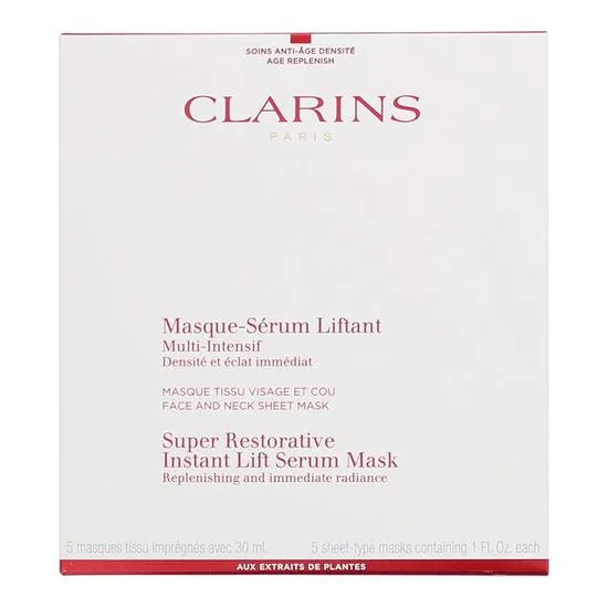Clarins Super Restorative Instant Lift Serum Mask 5 Masks